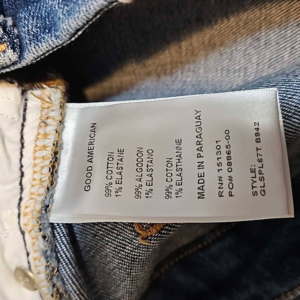 NWT Good American High-Rise Skinnyish Fit High-Rise Jeans - Picture 10 of 13